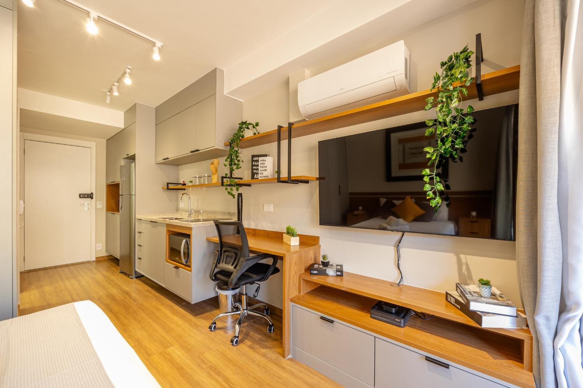 Apartamento Easy Star - Charmoso Em Moema Prox. Do Shop Ibirapuera - Hw01i